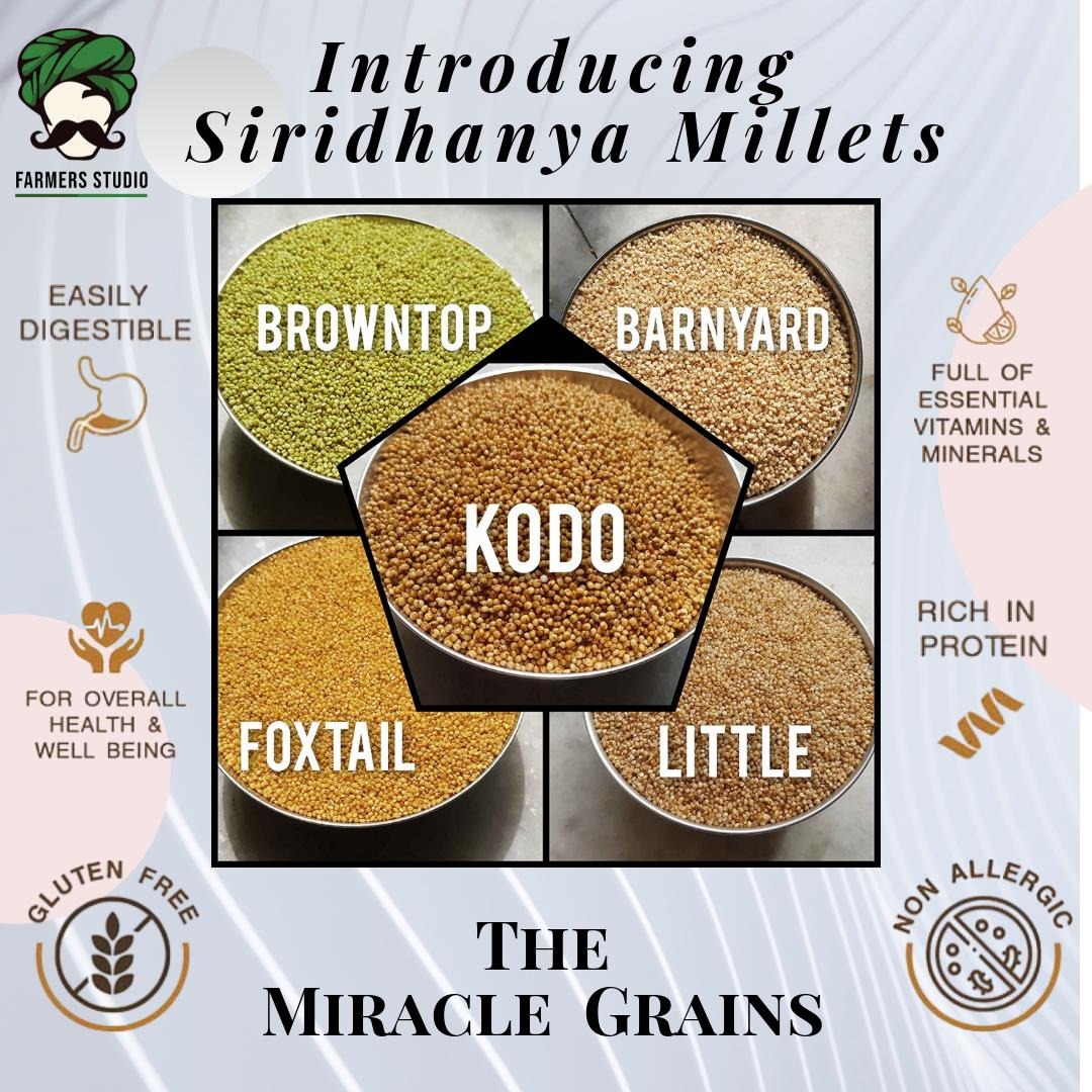 Farmers Studio - These five positive magic millets are...