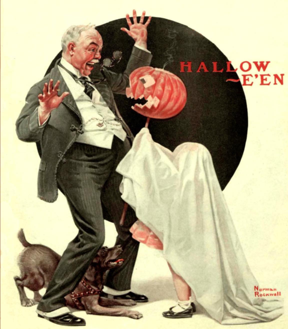Norman Rockwell's 1928 Saturday Evening Post cover