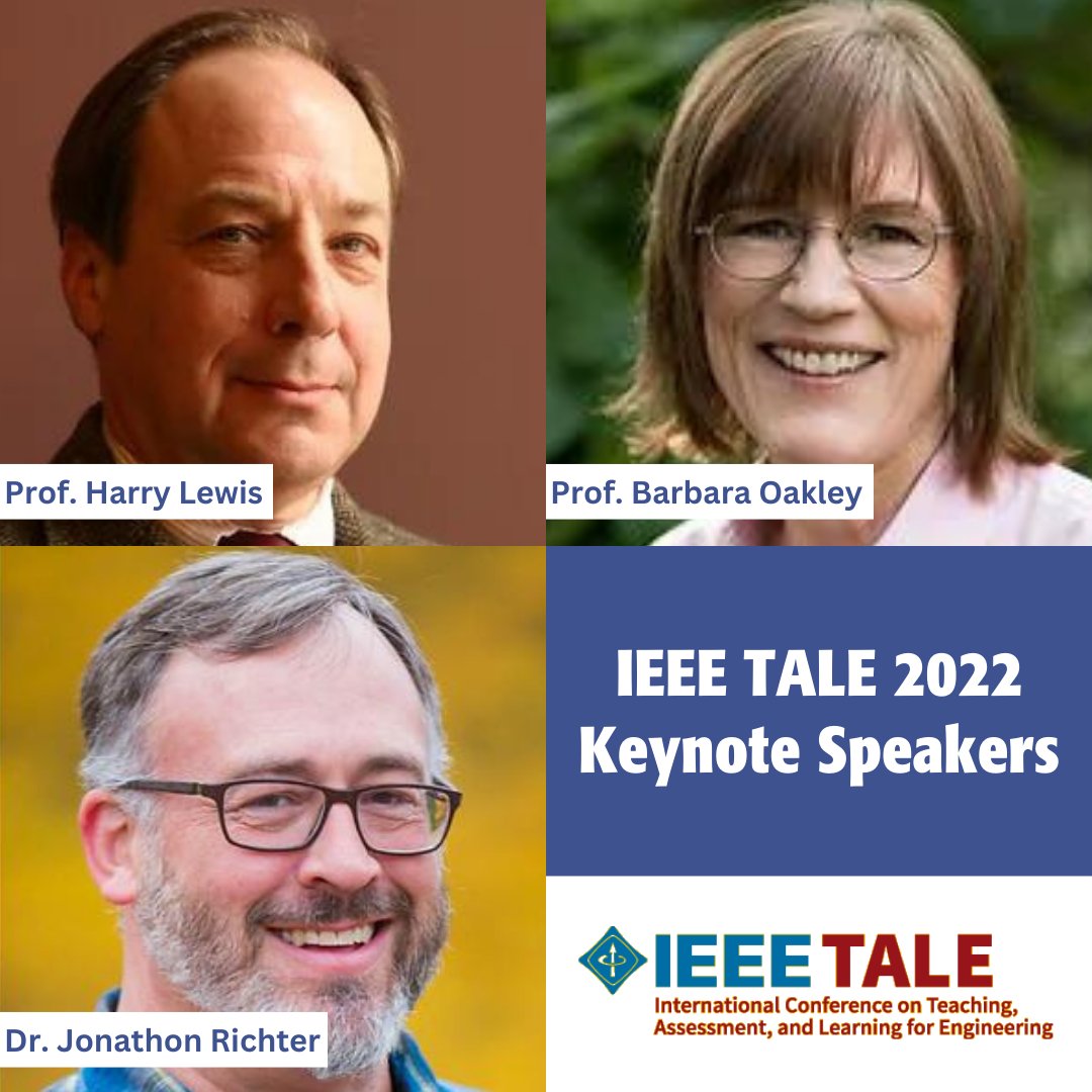 Meet the IEEE TALE 2022... - IEEE Education Society - EdSoc | Facebook