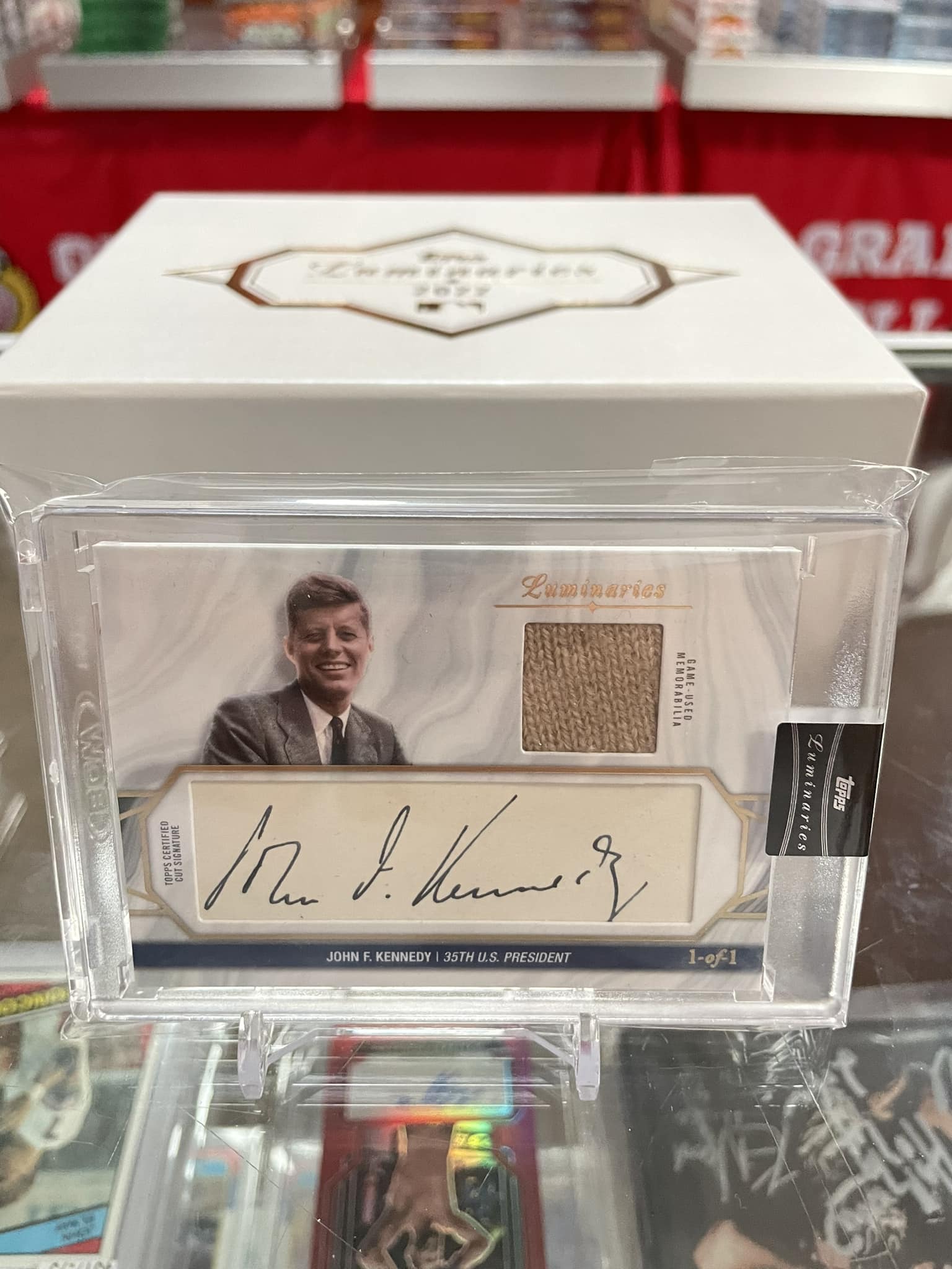激レア　No.1 ジョン・F・ケネディ John F Kennedy 1/50 Sold**-$15,000- The best JFK cut autograph 1/1 I have ever seen!