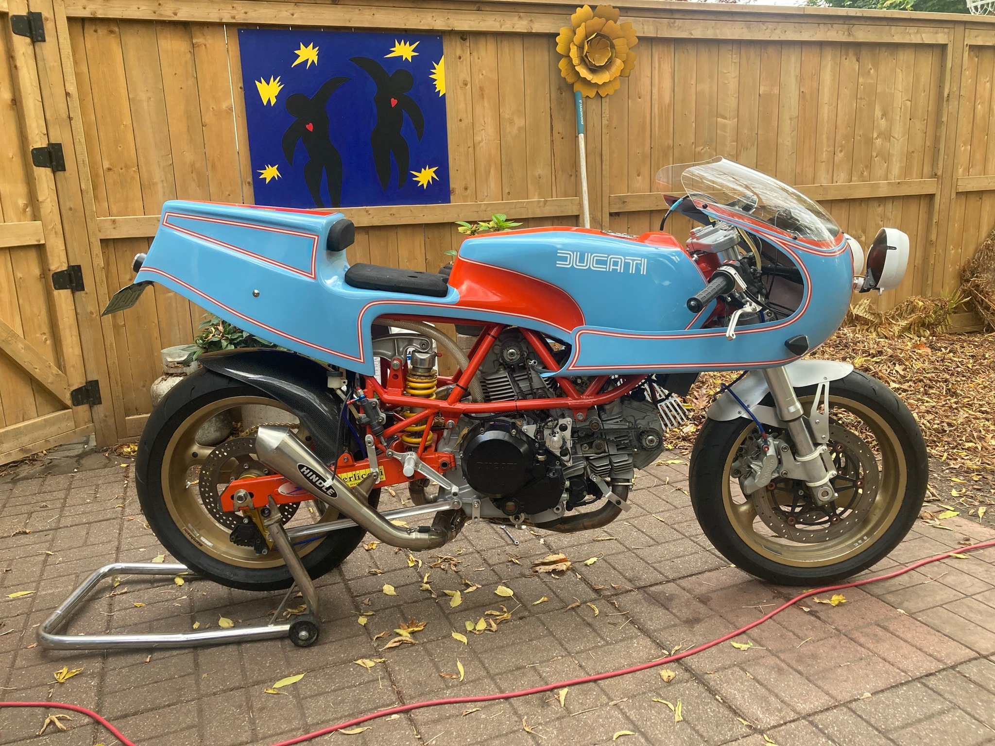 Customized Alazurra frankenbike with 695 motor