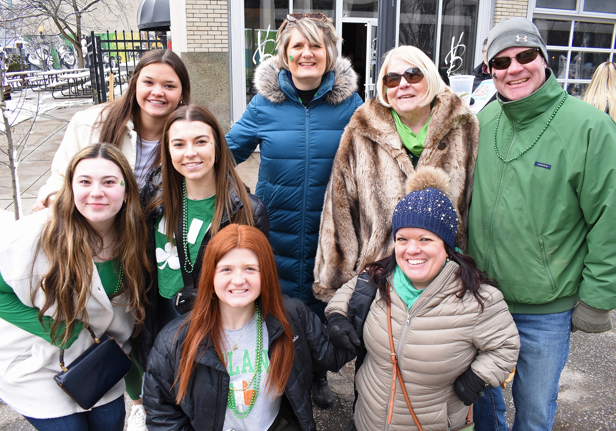 City - Tammy Roche, center, back row, and friends are shown, on March ...