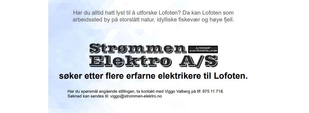 Strømmen Elektro | Stamsund