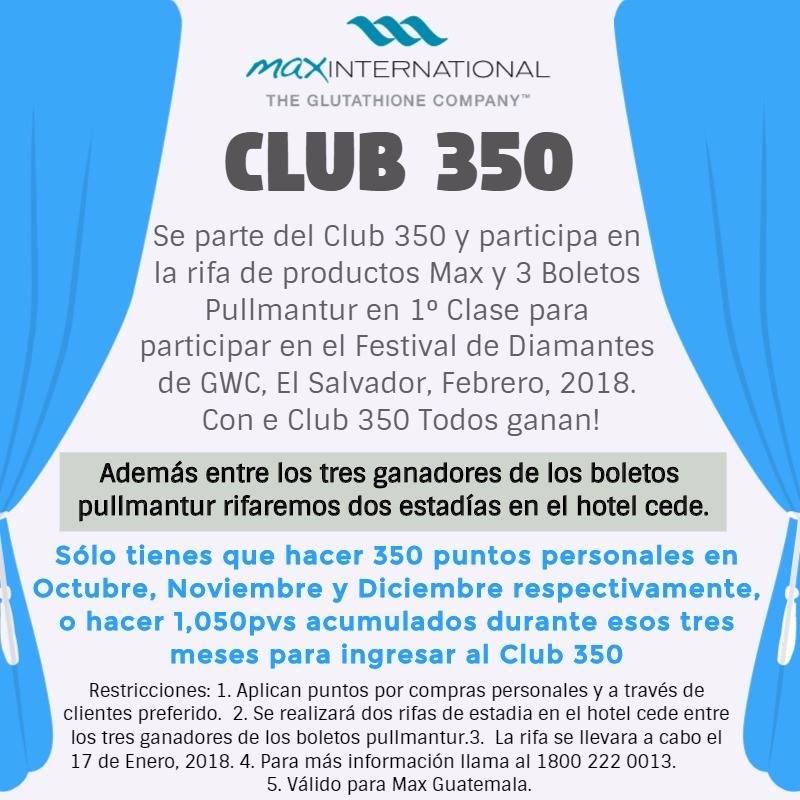 ¡Se parte de nuestro Club... - Max International - Guatemala