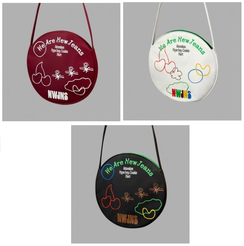 NewJeans 手渡せ Bag (Black&White&Red) ver. 限定盤