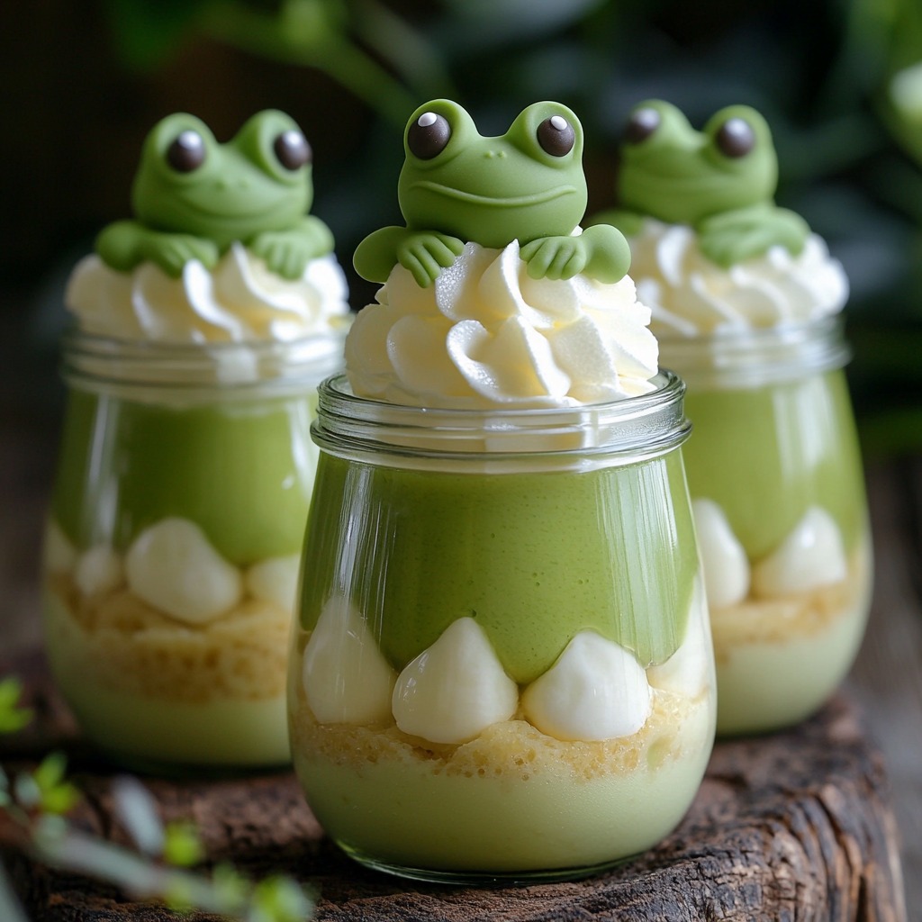 Frog Lovers | Sweet little froggies swimming in layers of creamy ...