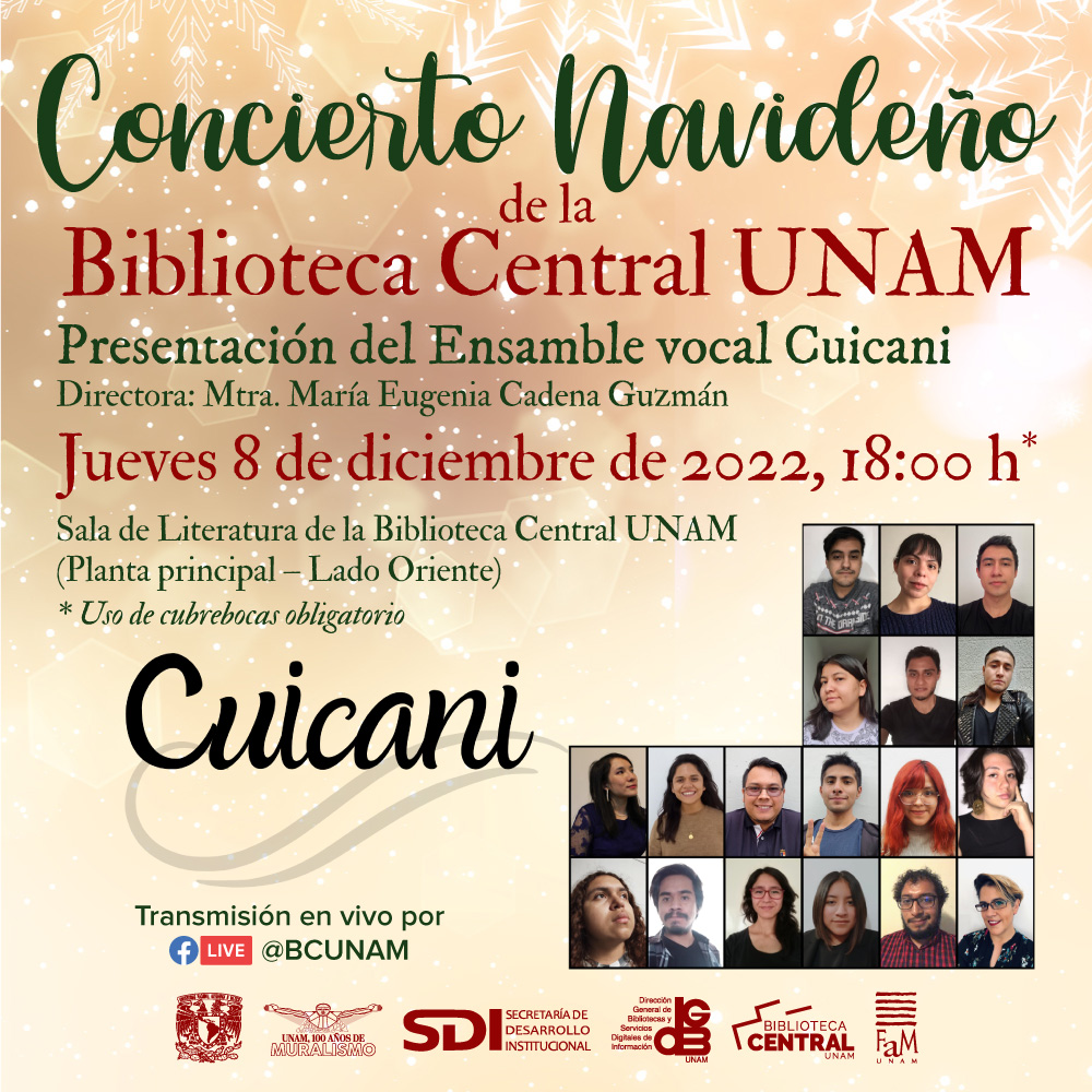 ‼ TE INVITAMOS ‼ 👇🏾📢 La... - Biblioteca Central UNAM