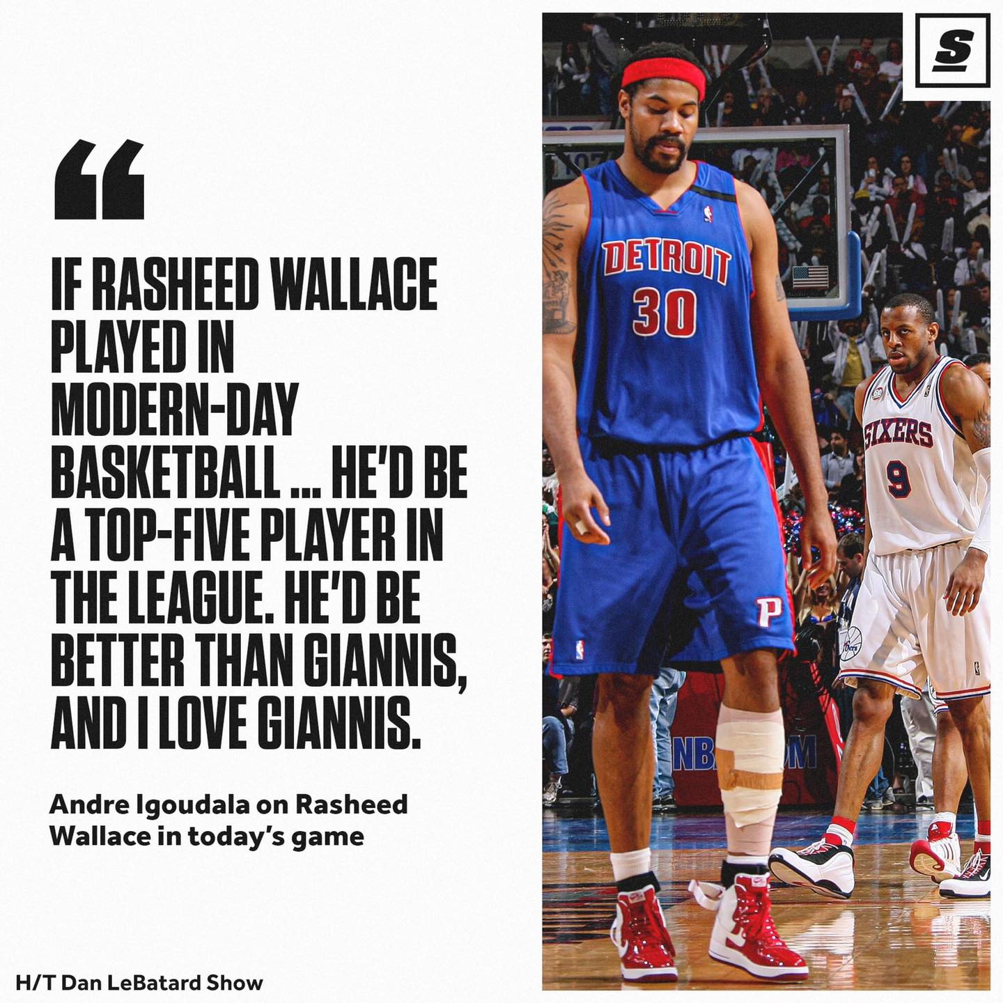 Swi$h - “Хэрвээ Rasheed Wallace одоо үед NBA-д тоглосон...