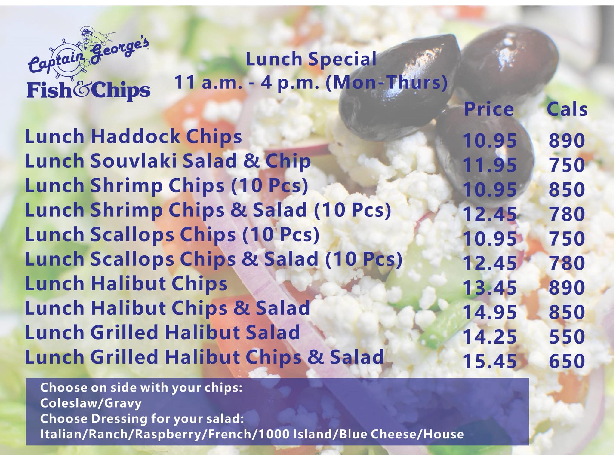 Captain George's Fish & Chips Barrie | Barrie ON