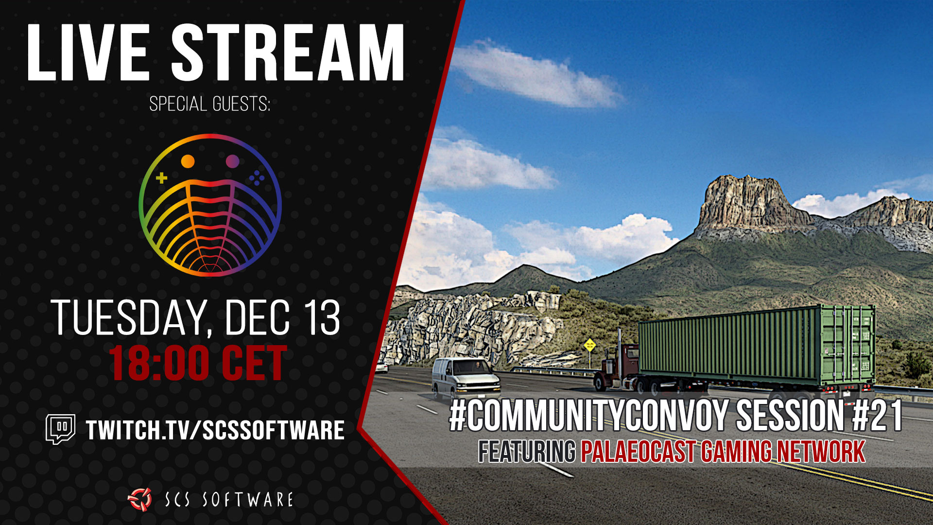 SCS Software - Join us tomorrow for a stream that’s been... | Facebook