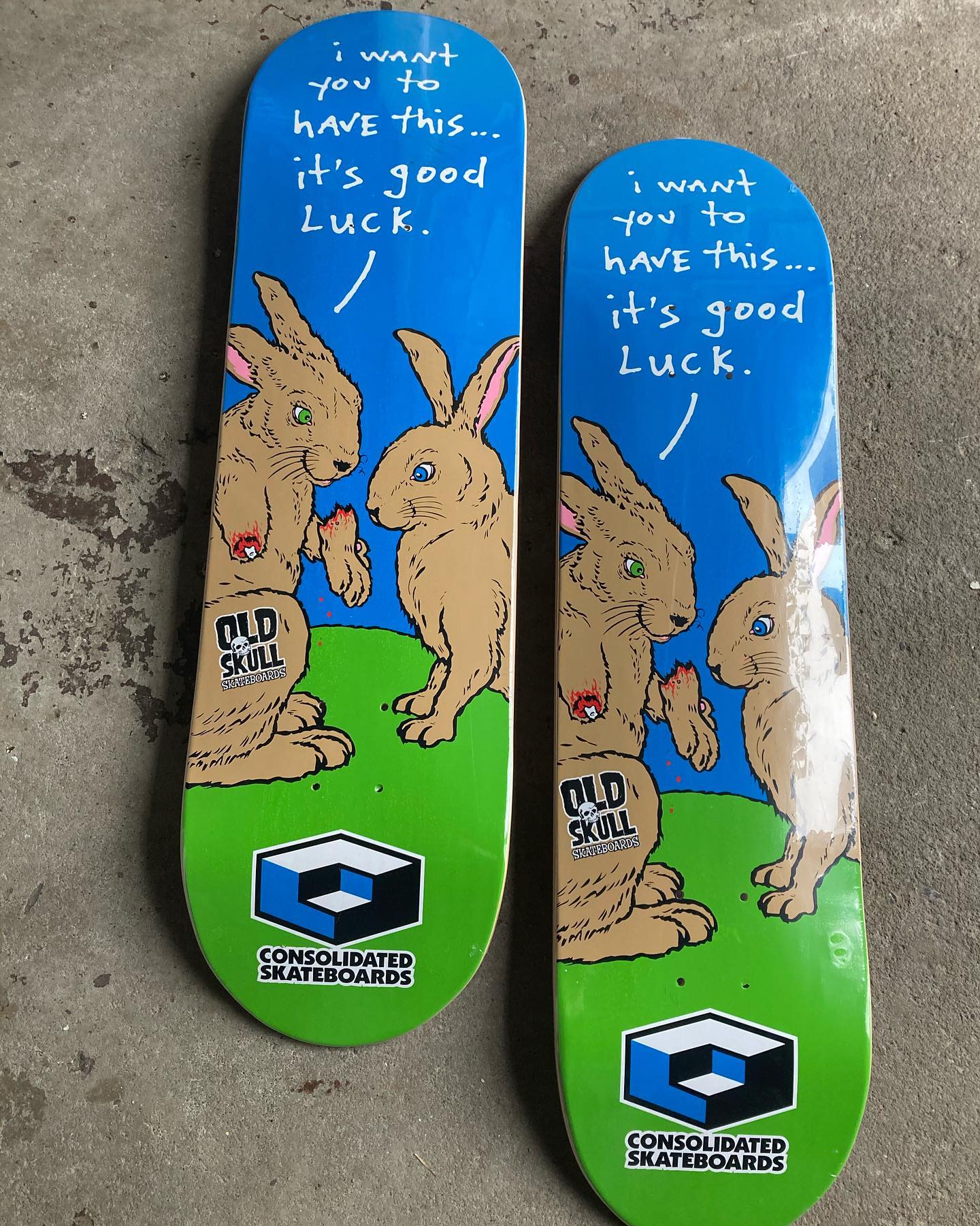 Consolidated skateboards were strong and had solid graphics