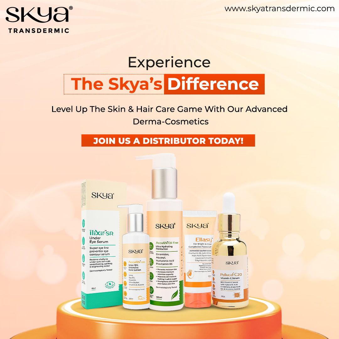 Empower Your Clients with Advanced Derma-Cosmetics. Become a Skya Transdermic Distributor Today! Know more : https://skyatransdermic.com/ #skyatransdermic #Pellucid #Amvel #skyaproducts #dermabusiness #cosmeticbusiness #distributors #dermaproducts 