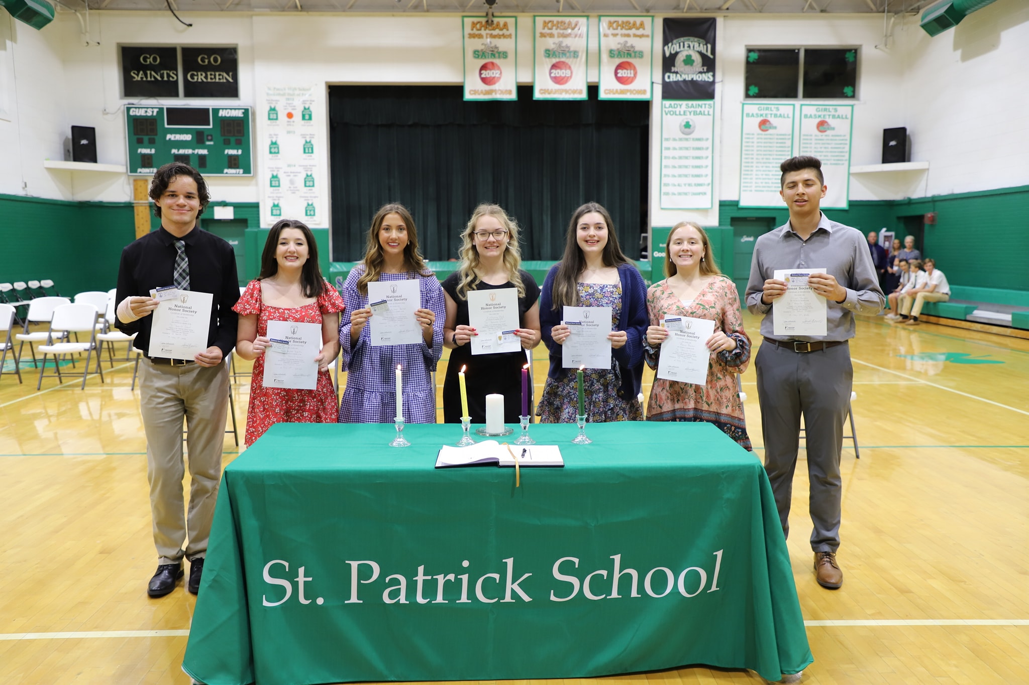Congratulations to the... - St. Patrick's Saints GO GREEN!