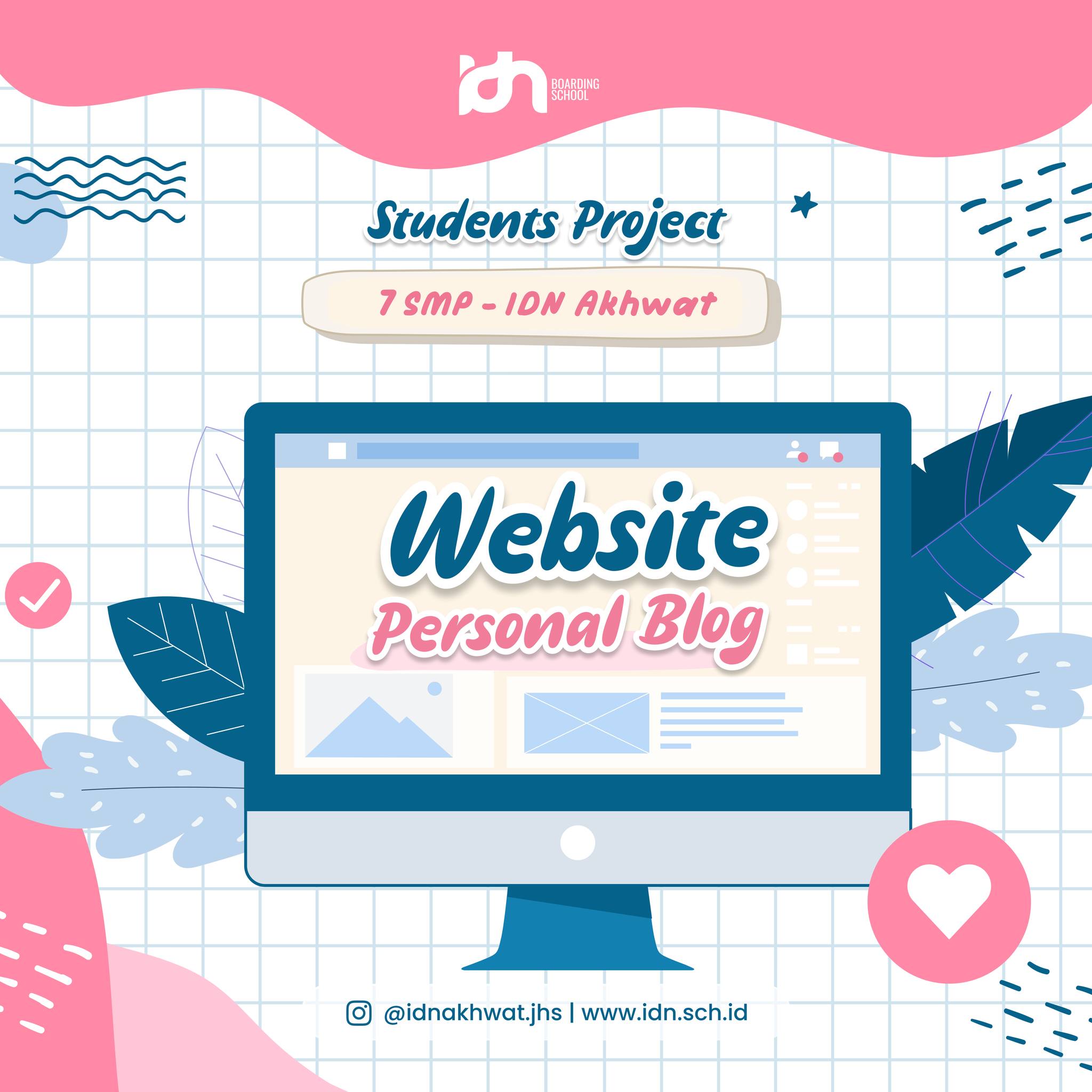 🖥 WEBSITE PERSONAL BLOG - Project... - IDN Boarding School