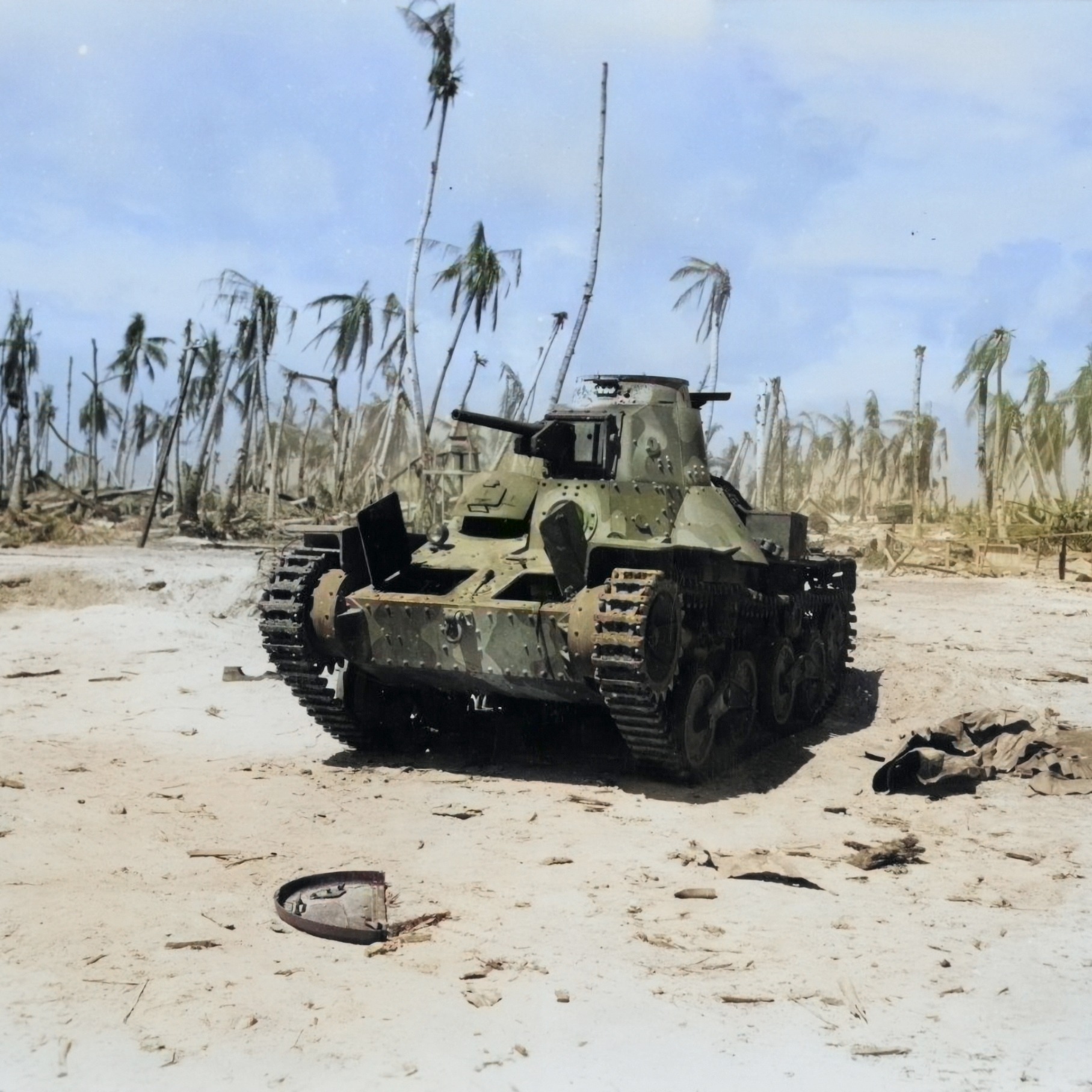 The Type 95 Ha-Go was the most common Japanese tank of the Second 
