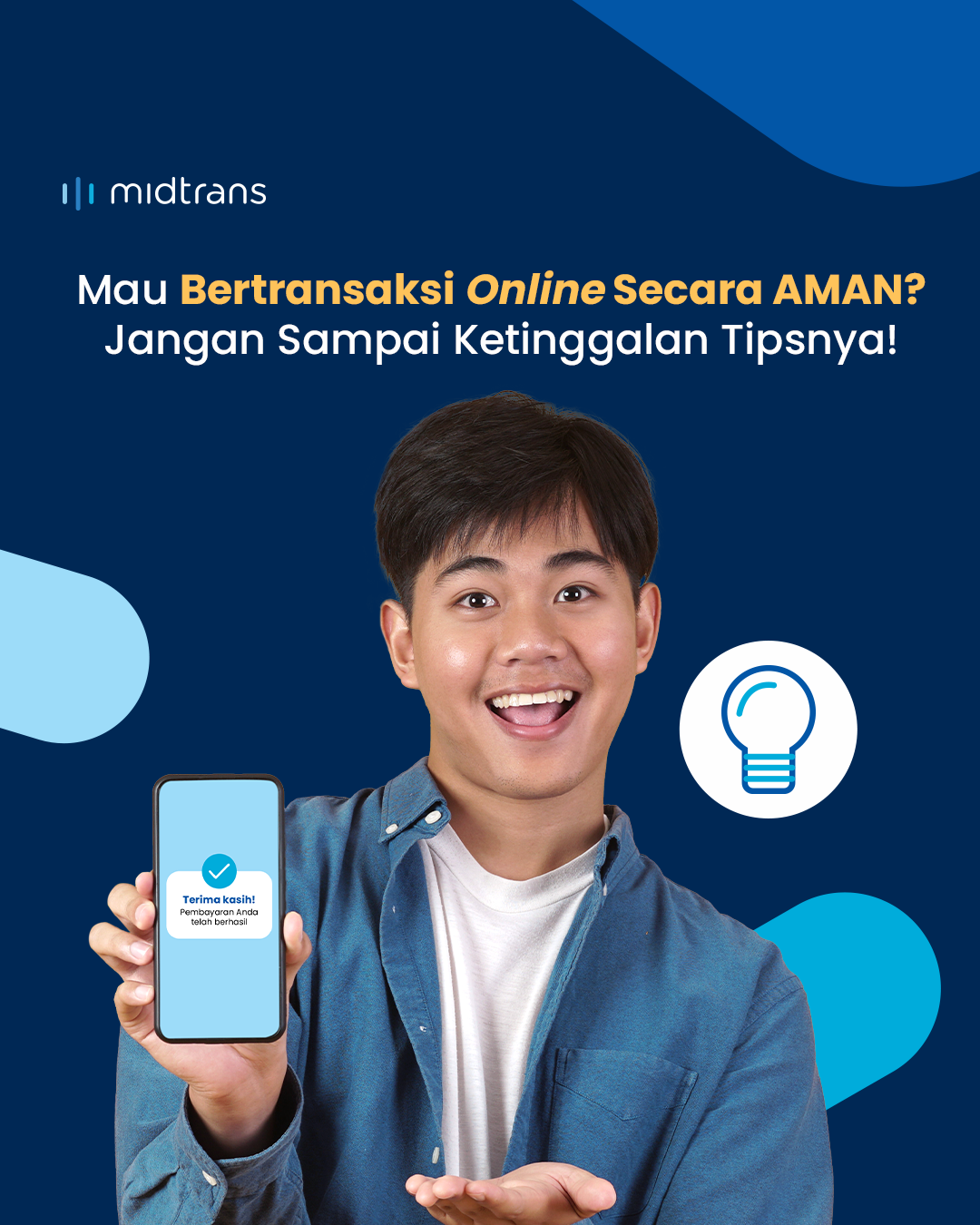 Midtrans - Selain mudah dan cepat, transaksi online juga...