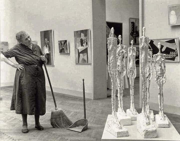 Alberto Giacometti at the Venice Biennale in 1962