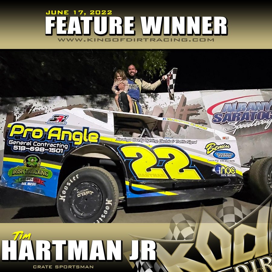 ⭐️DRIVER: Tim Hartman Jr.... - King Of Dirt Racing Series | Facebook