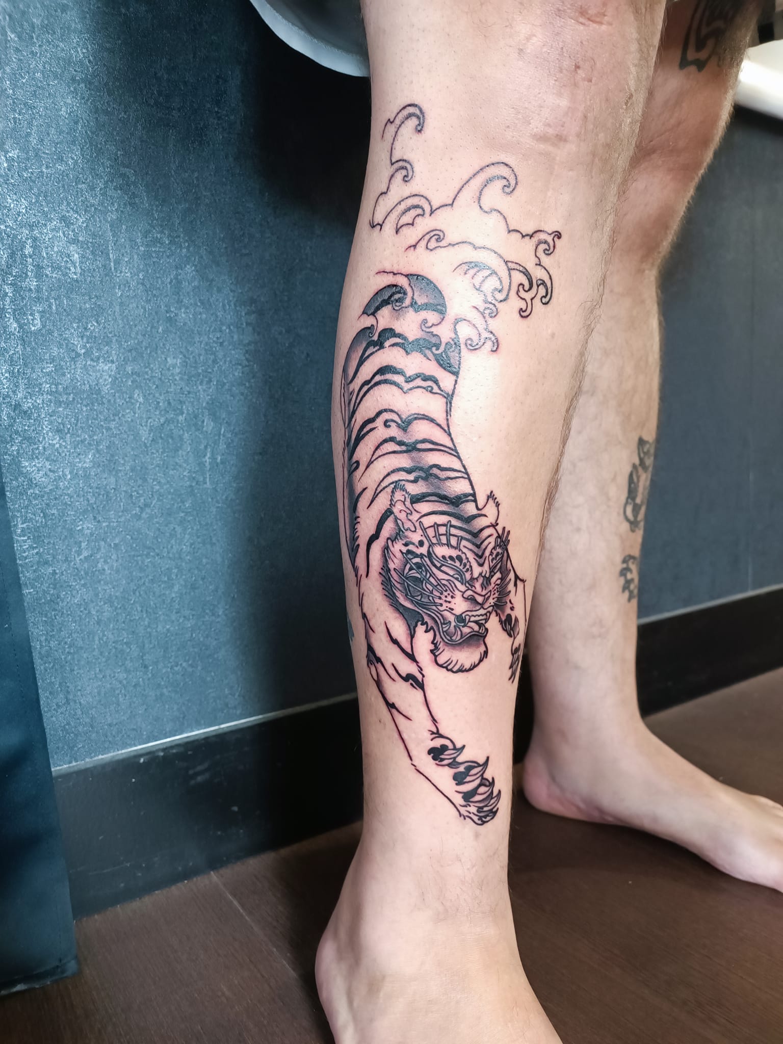 Tatouage Tigre Japonais Femme