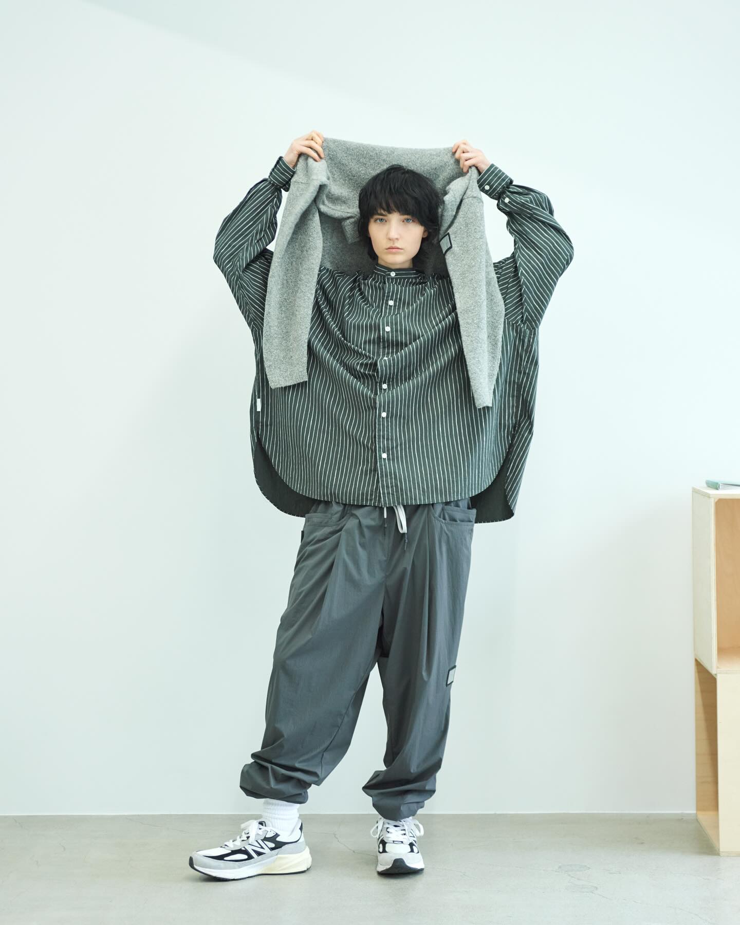 tommrow!! S.F.C : SFC CORDUROY SWING TOP : WIDE TWO TUCK PANTS 
