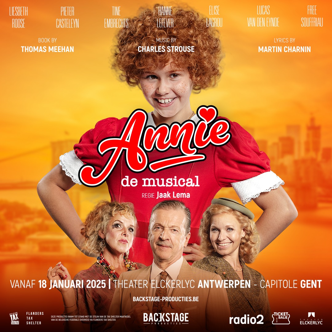 Backstage - Annie - De Musical 👩‍🦰 Maak kennis met de fantastisch ...