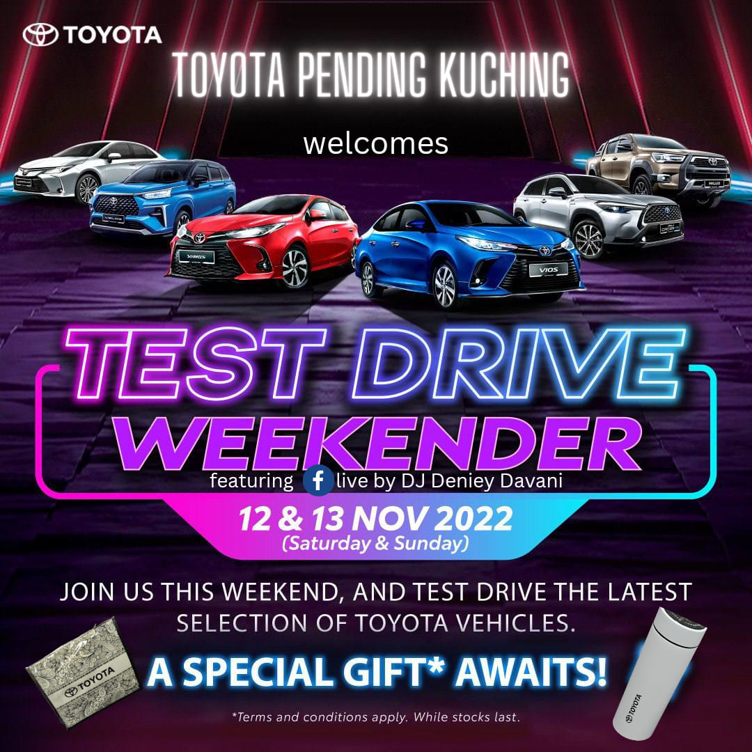 See you this weekend! Test drive Weekender with special gift awaits ...