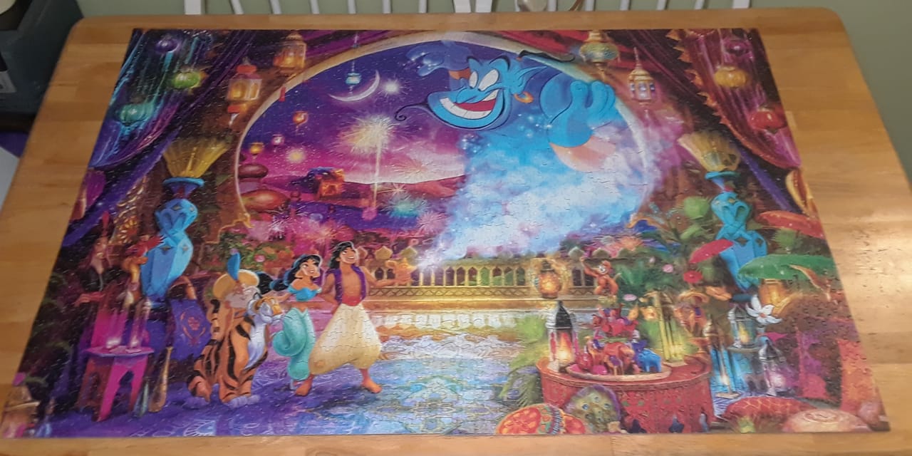 Disney Aladdin 2000-piece jigsaw puzzle review