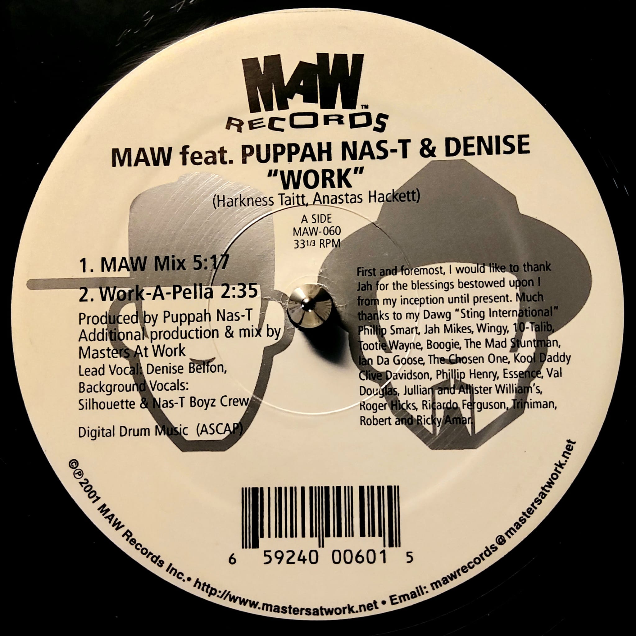Masters at Work relaunches Maw Records with remastered titles