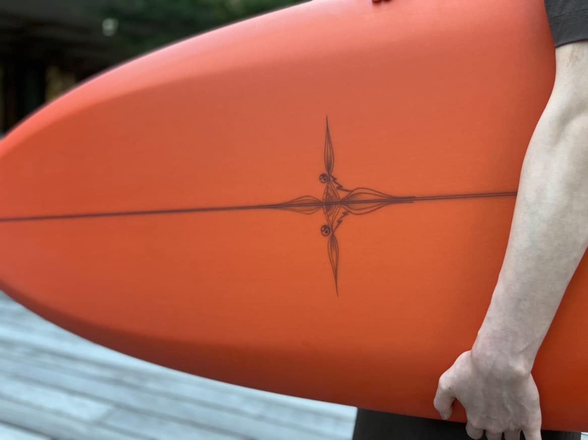 湘南手渡☆natural ほそい point surf 5.10 ライアンバーチテンプレ