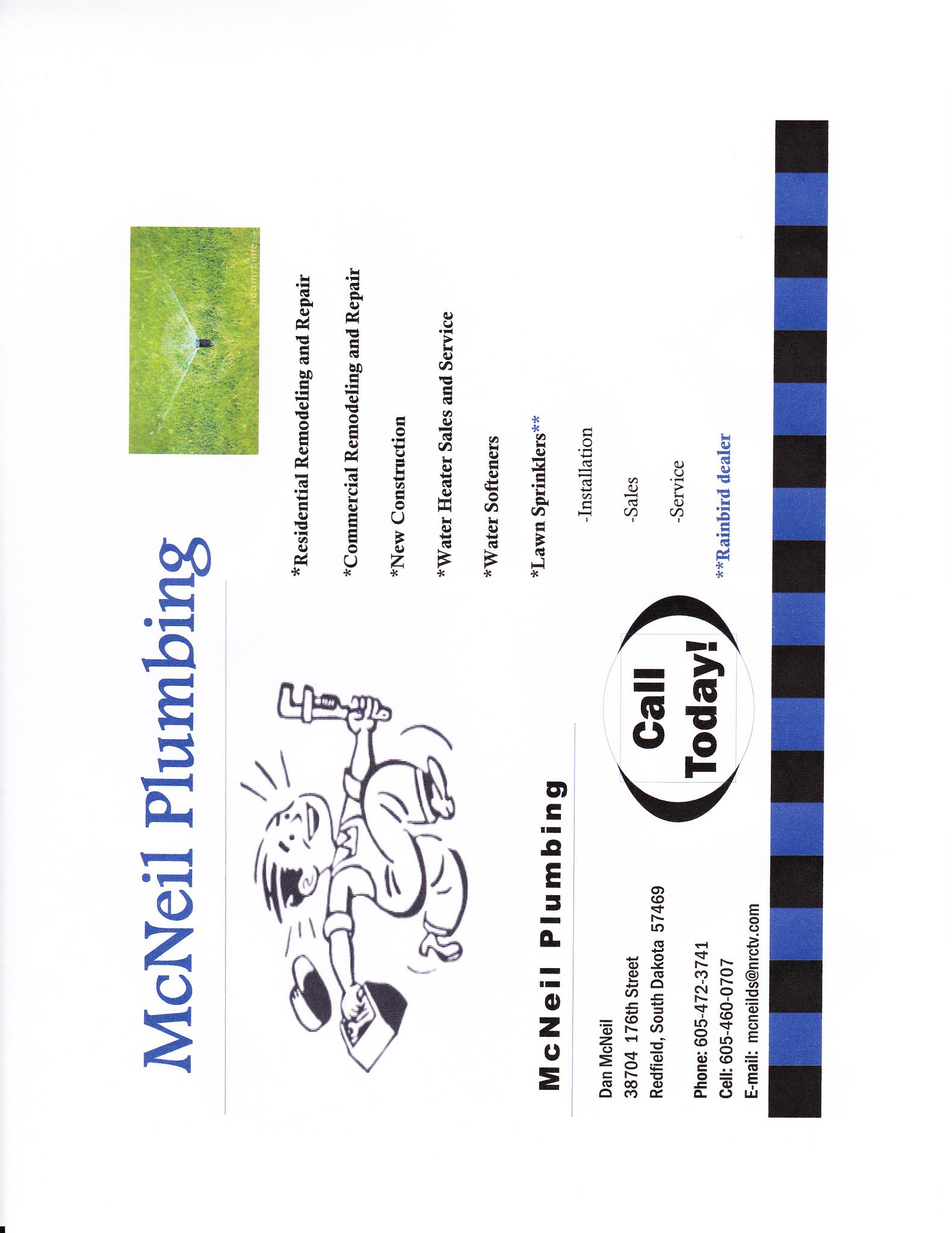 Mcneil Plumbing | Redfield SD