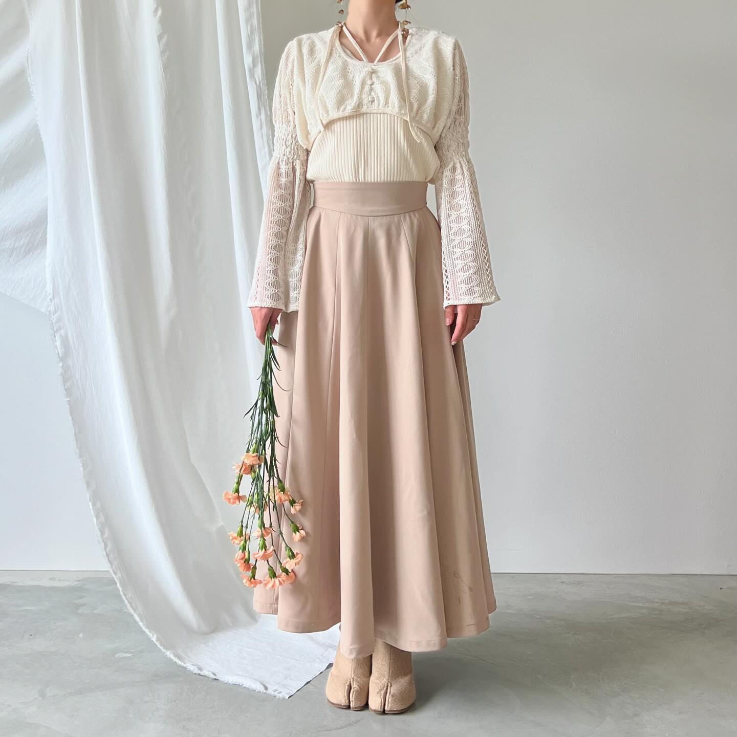 aermaboutique gather design volume ゆす dress
