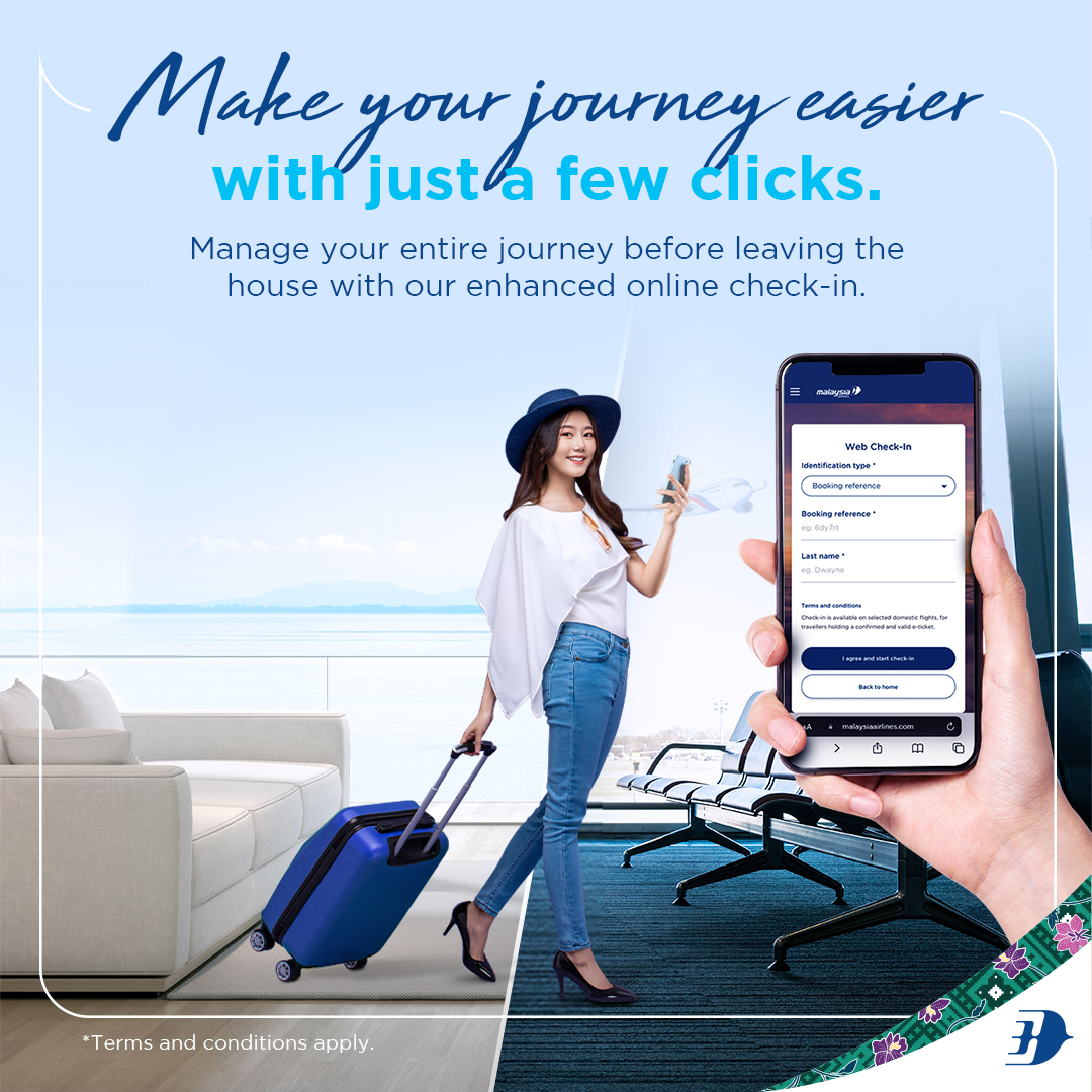 Online Check-in for Malaysia Airlines