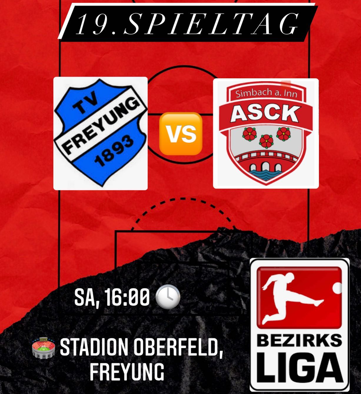 ASCK - 🔴⚪️19.SPIELTAG🔴⚪️ +++Auswärtsspiel+++ Unsere Jungs treffen heute ...