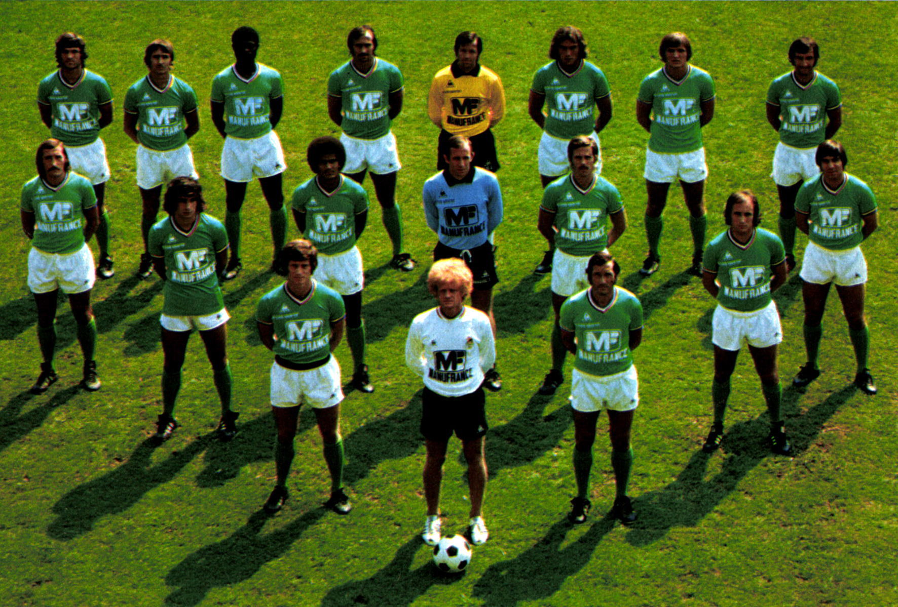 Verre à Pied Football Saint-Étienne ASSE 1976 Janvion - Collection Vintage