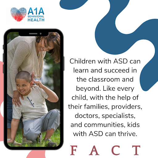 A1A Behavioral Health - #Facts: Children with ASD can learn and succeed ...