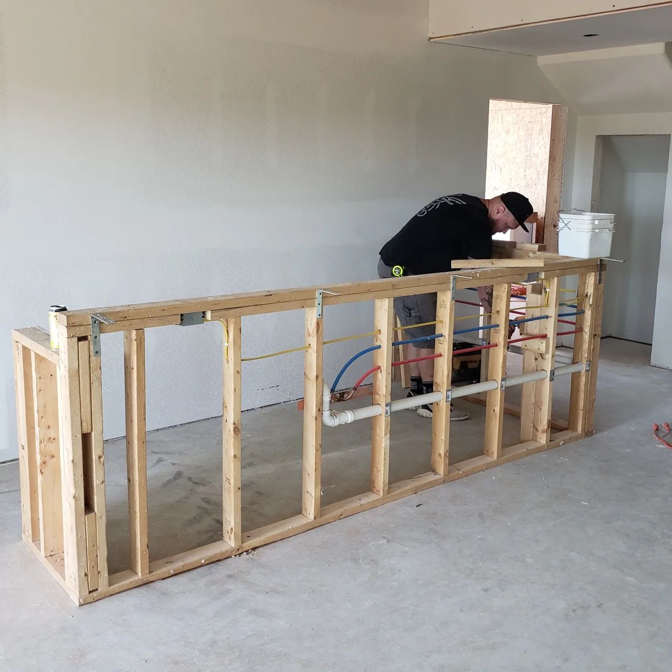 Timber Fall Co - Before and after photos of the bar we...