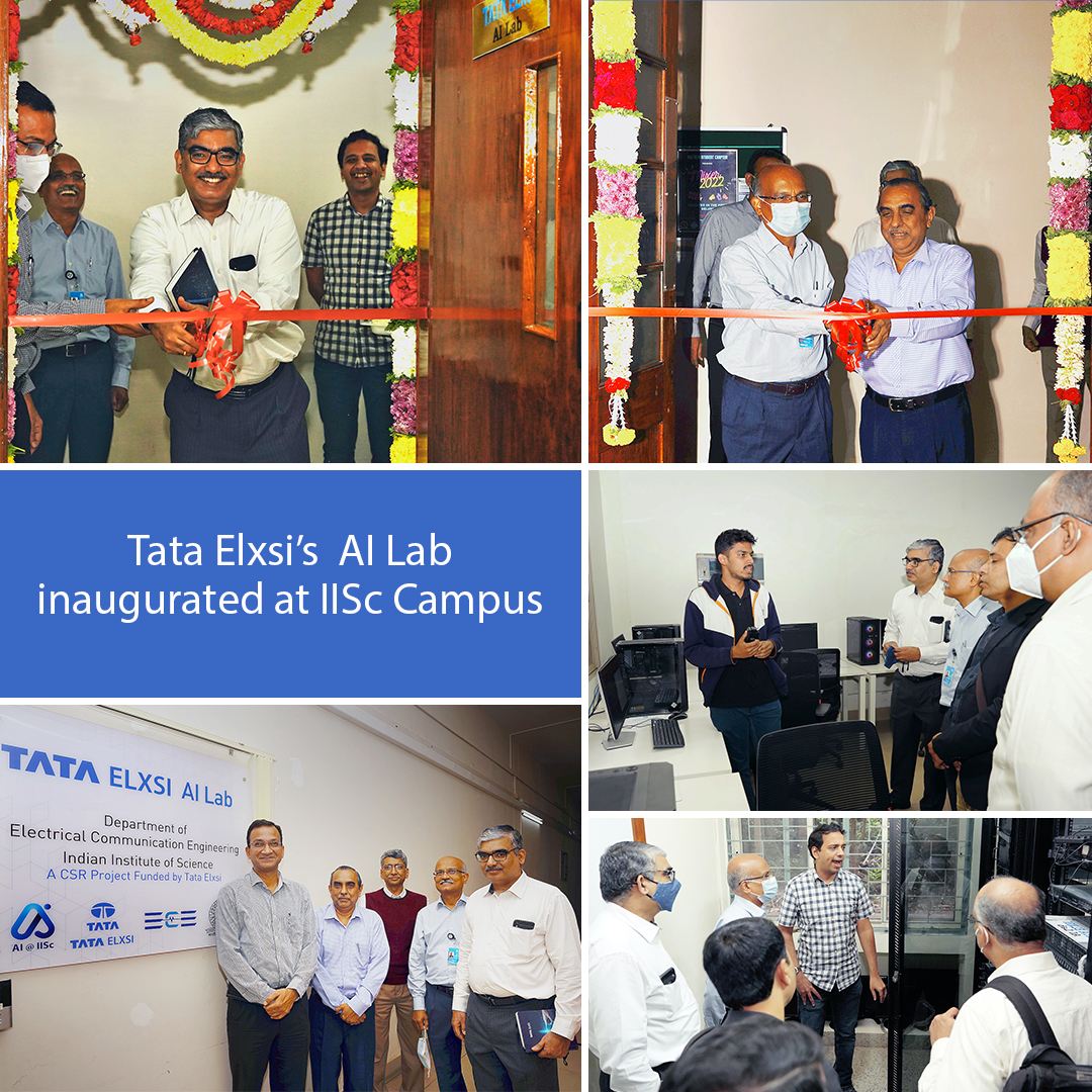 Tata - Tata Elxsi is proud to be associated with IISc in setting up ...