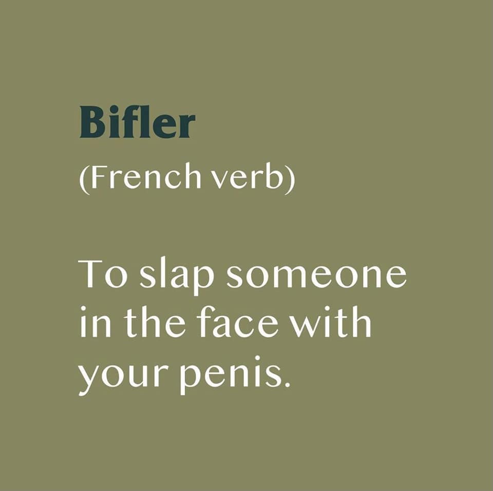 Bifler In English: Qu’Est Ce Qu’Une Bifle – JMOH