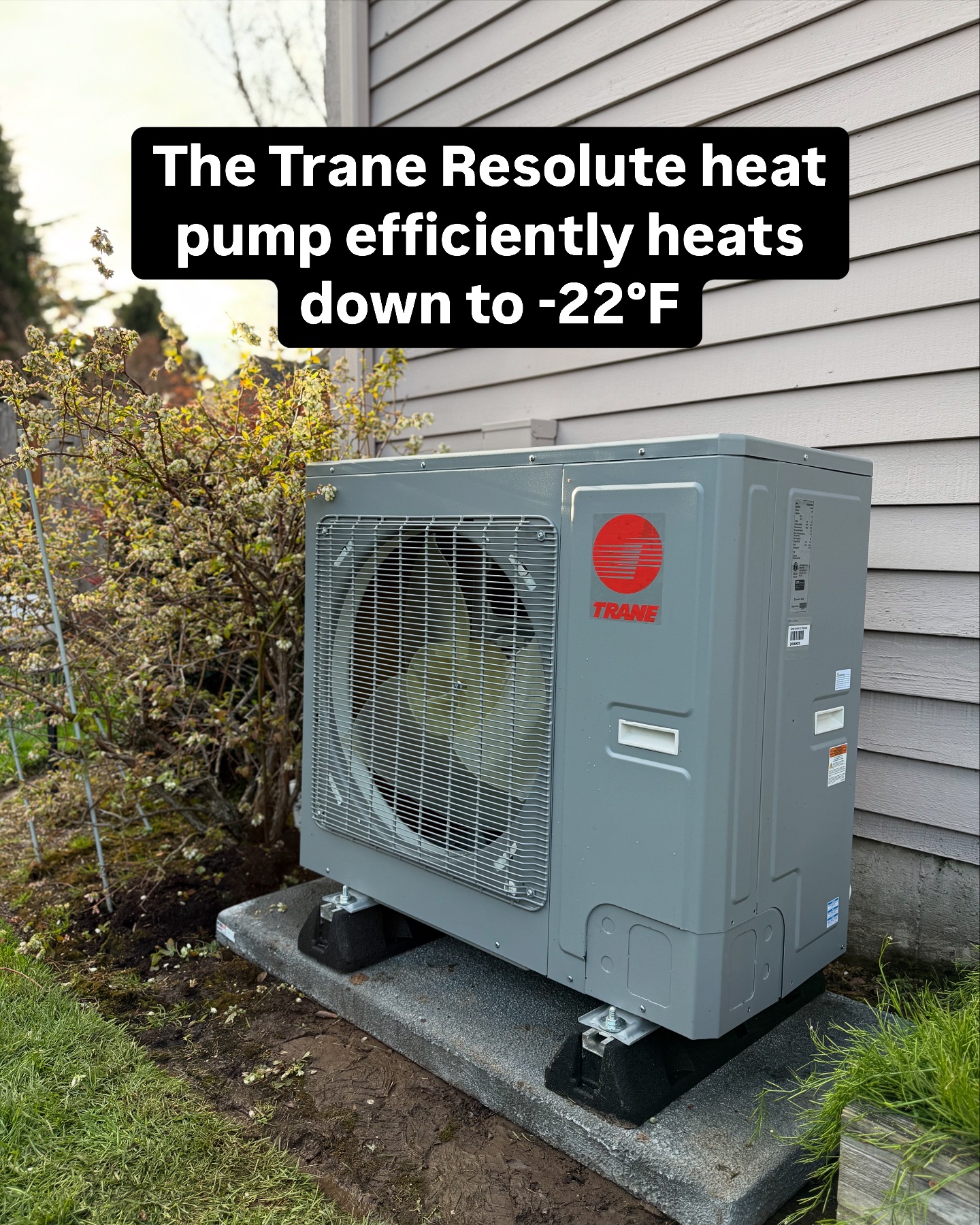 The Trane Resolute heat pump is... - Oregon Climate Tech | Facebook