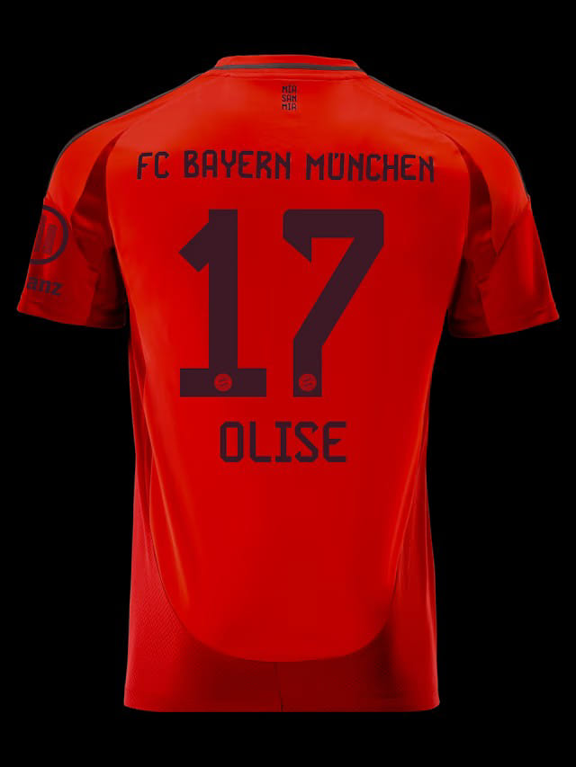 Micheal Olise to wear jersey number 17 for Bayern Munich in 2026
