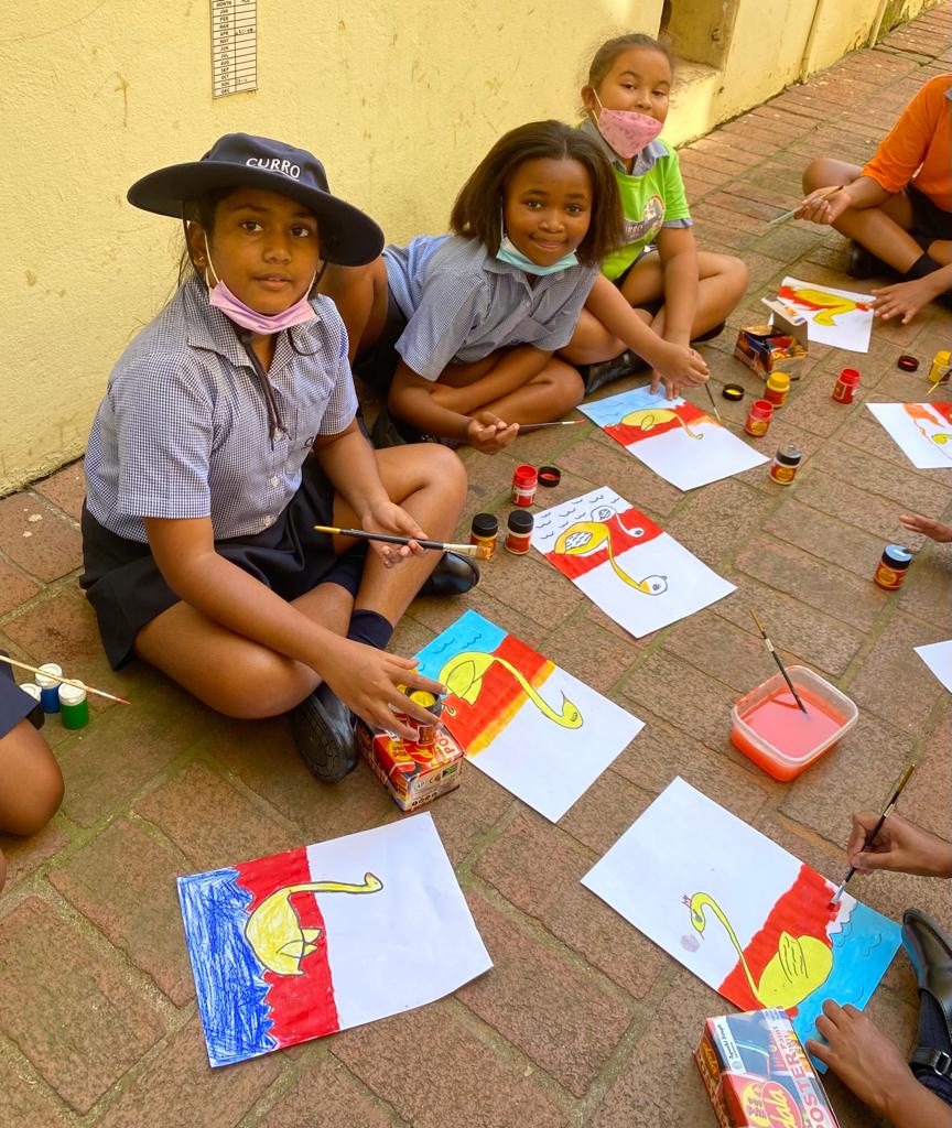 Grade 4 learners enjoying an art... - Curro Heritage House | Facebook