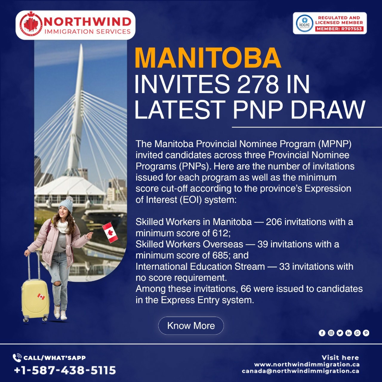 Northwind Immigration Canada - Manitoba invites 278 in latest PNP draw ...