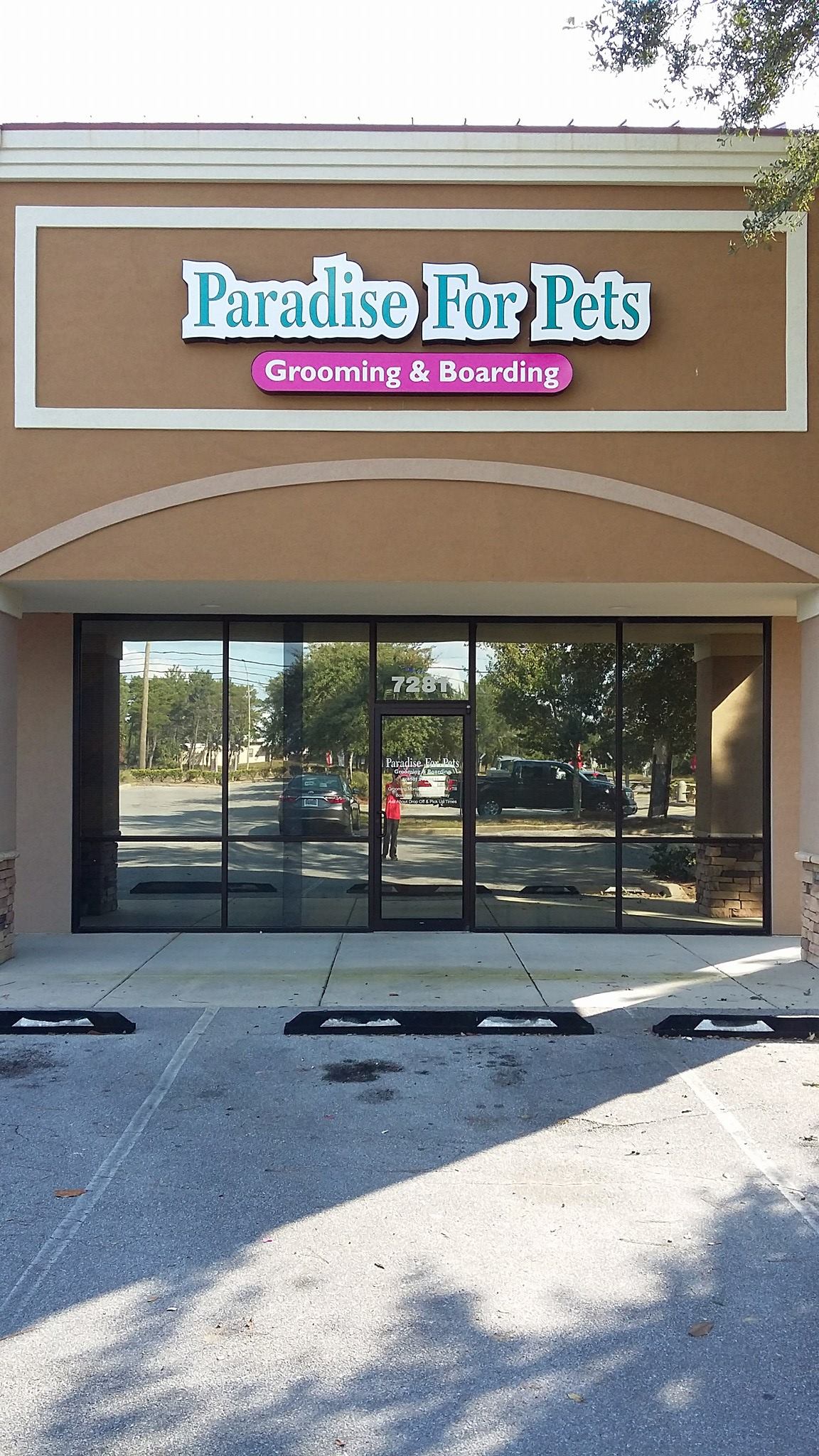 Our sign is... - Paradise for Pets Grooming and Boarding