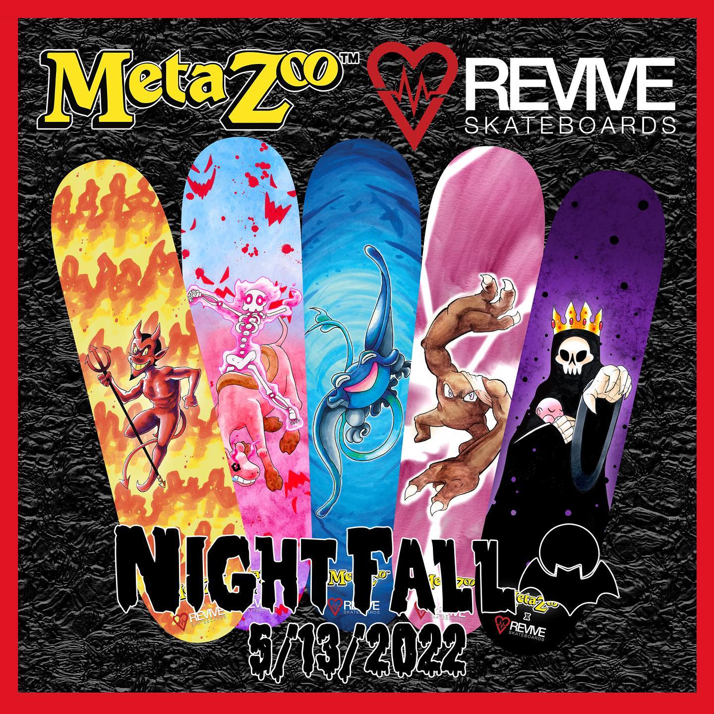 Revive skateboards zoo meta collection decks available