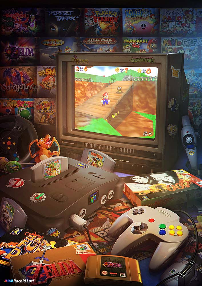 Rachid - The n64 was such a masterpiece and made so many childhoods ...