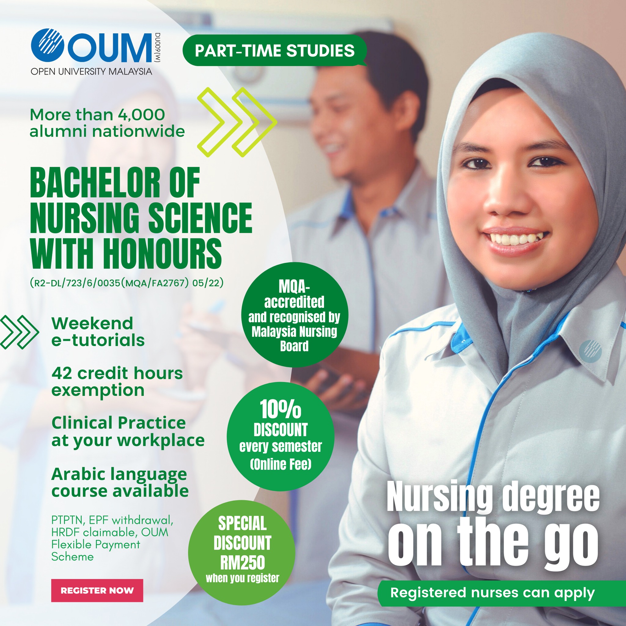 NURSING DEGREE ON THE GO . Our... - Open University Malaysia | Facebook
