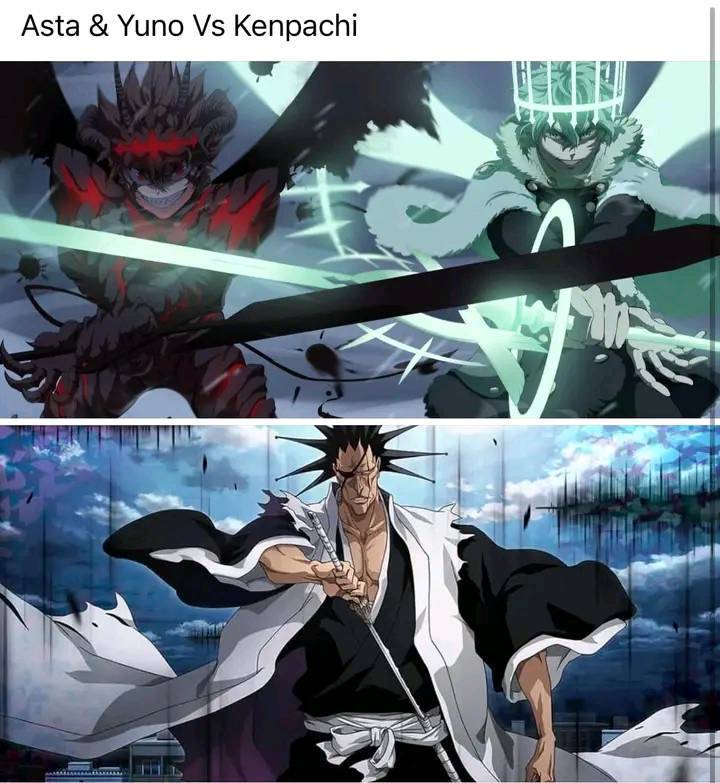 Imagining Yamamoto vs Kenpachi fight in Gotei 13