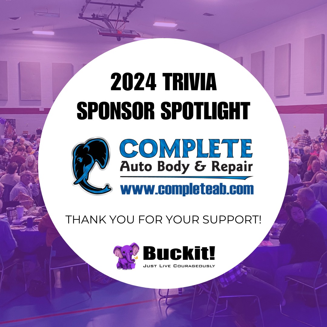 Buckit Just Live Courageously - 🌟 A big thank you to Complete Auto Body ...
