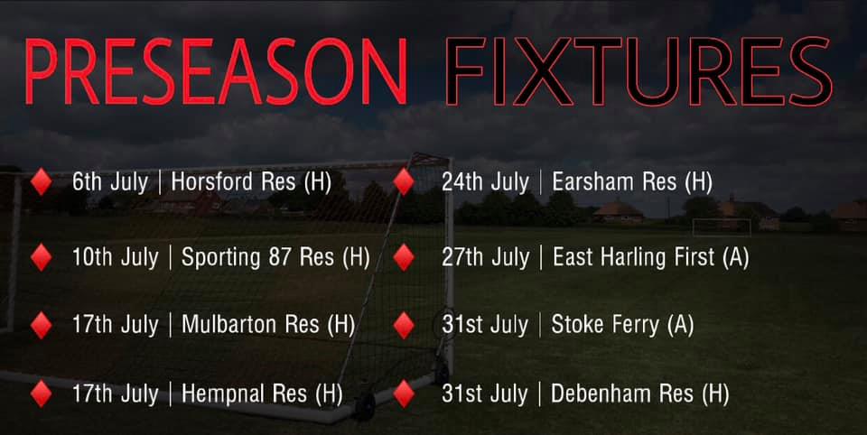 🔴 PRE SEASON 🔴 1st of July means... - Redgrave Rangers F.C. | Facebook
