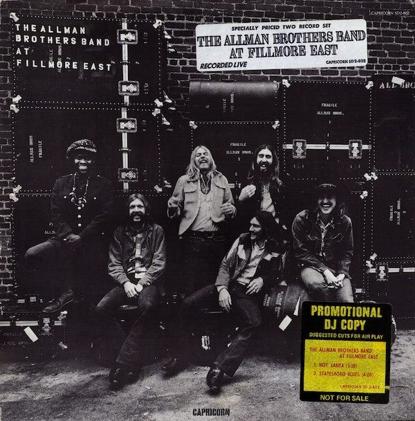 レコード テストプレス2枚組 allman brothers band fillmore